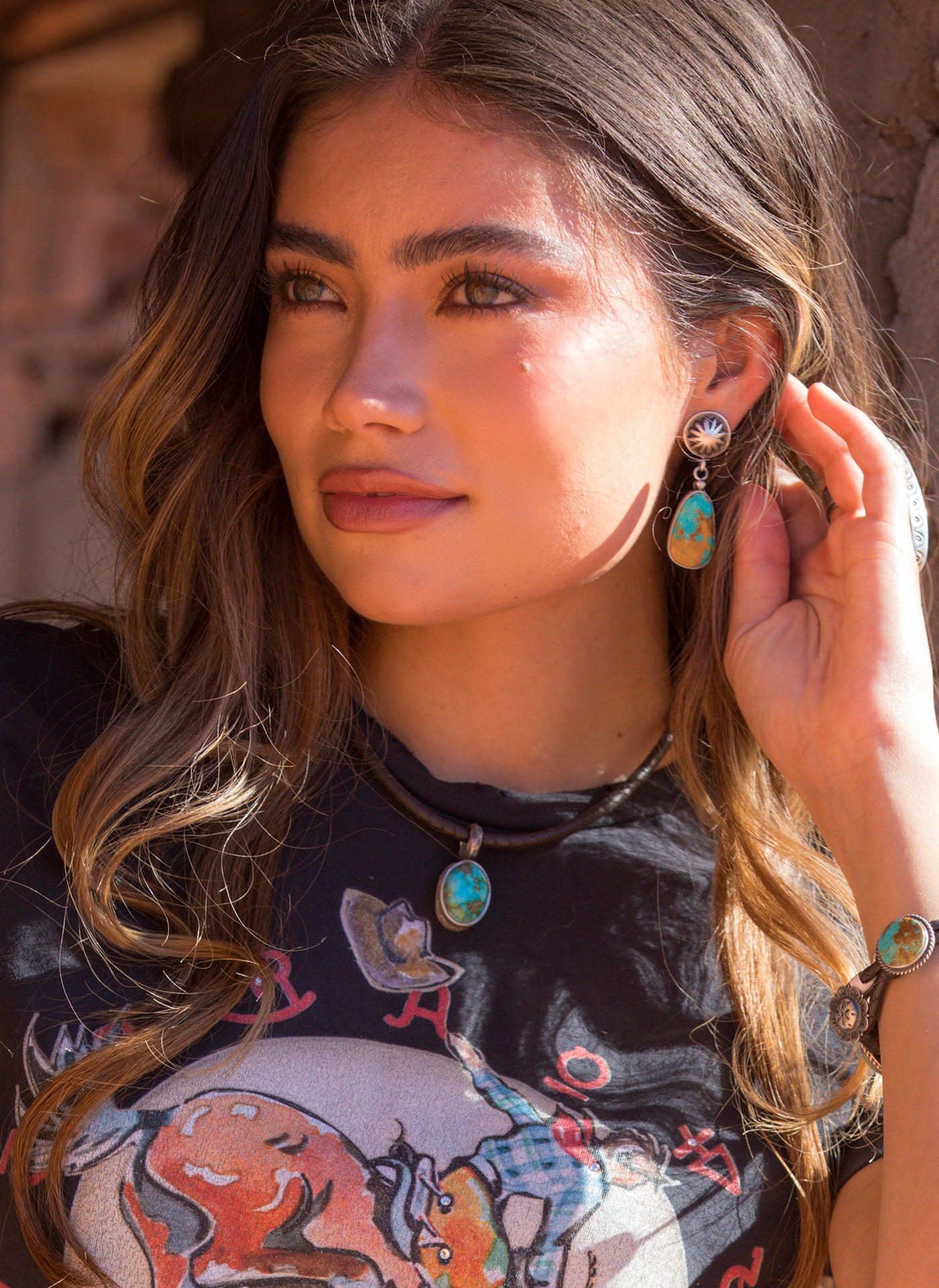 Kingman Concho Earrings