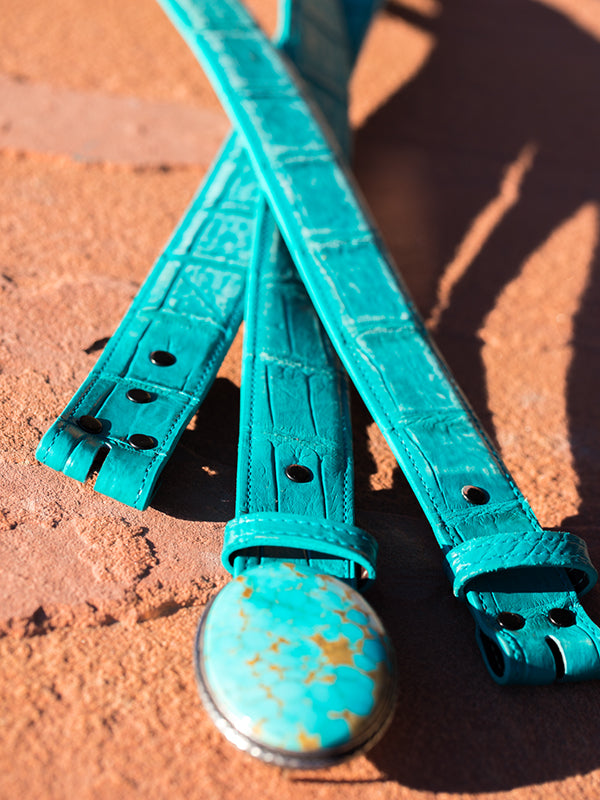 Aqua Wild Alligator Exotic Belts