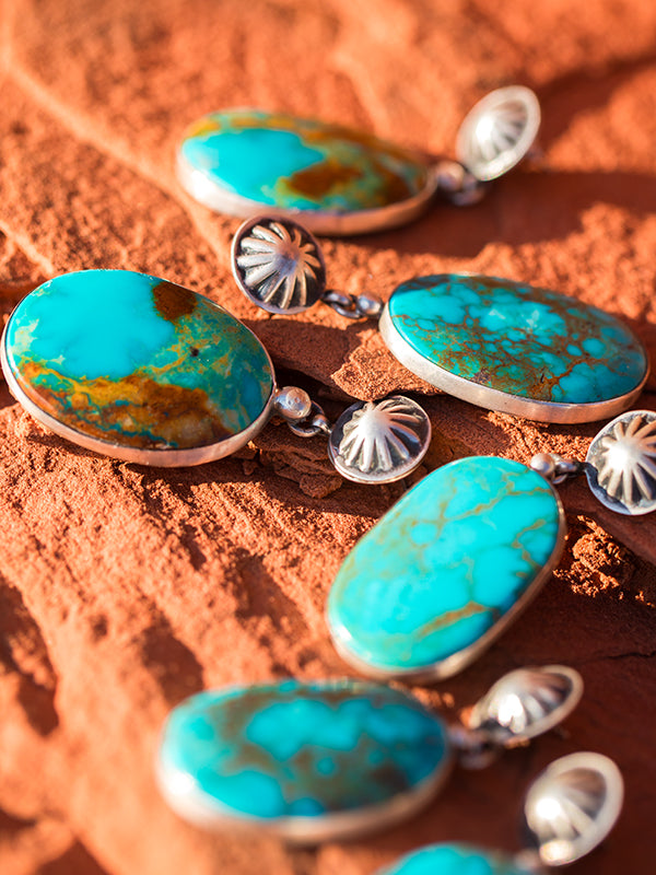 Kingman Oval Earrings