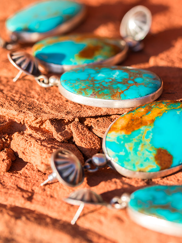 Kingman Oval Earrings