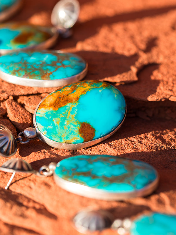 Kingman Oval Earrings