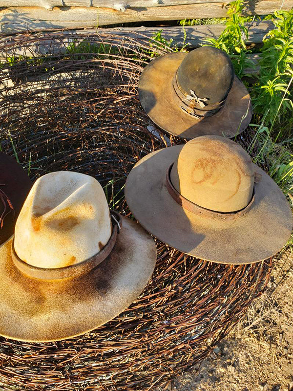 Ranch worn hats