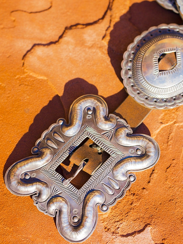 Geraldine Yazzie Concho Belt