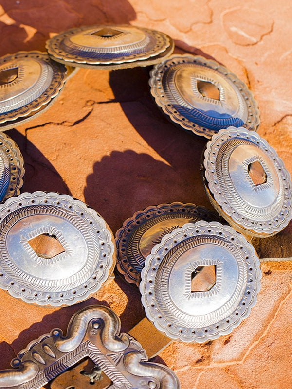 Geraldine Yazzie Concho Belt