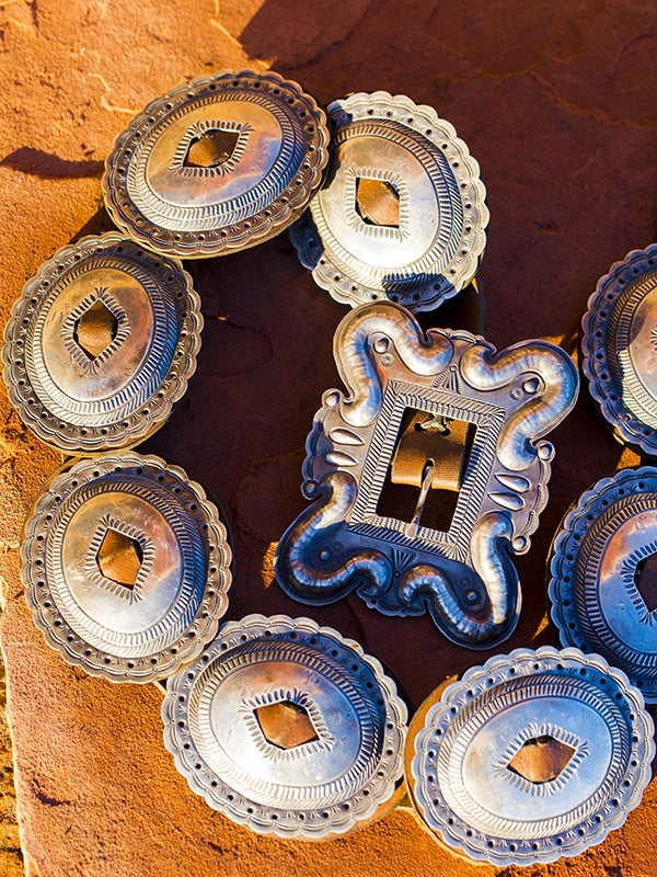 Geraldine Yazzie Concho Belt