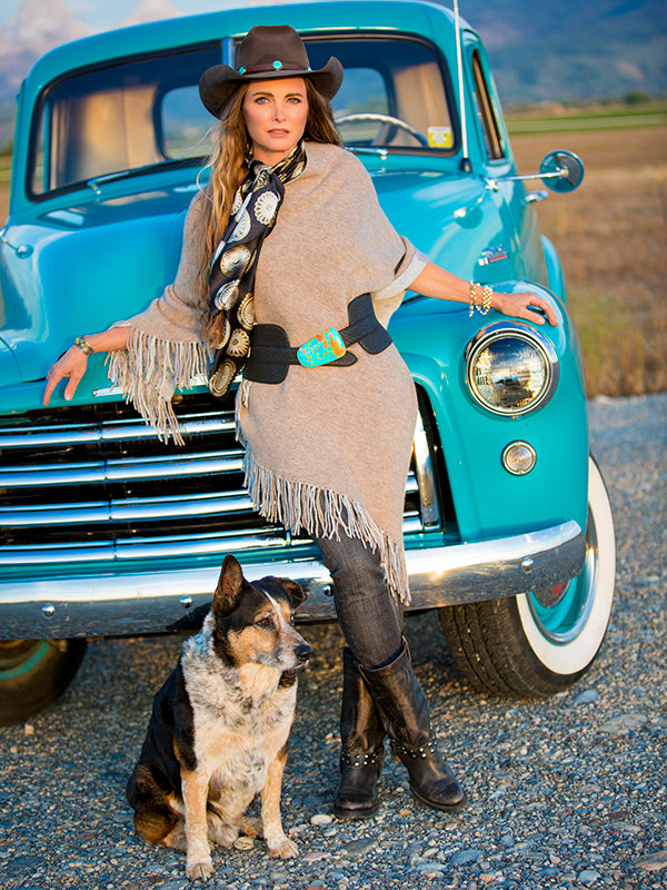 Zuni Five Stone Hatband
