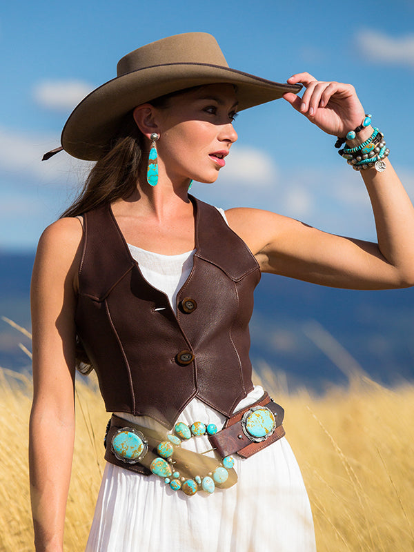 Western Slab Earrings