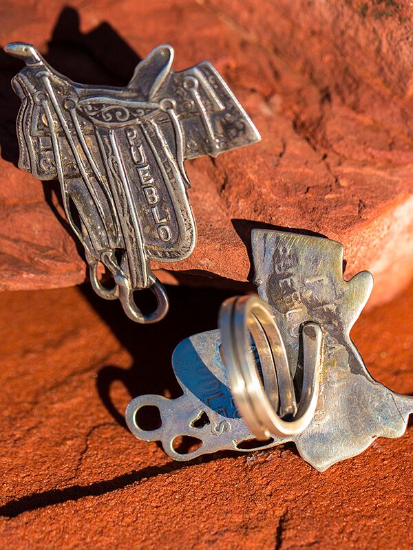 Saddle Fob Scarf Ring