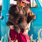 "Denim and Mink" Stole