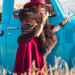 "Denim and Mink" Stole