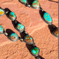 Royston leather Lariat Necklace