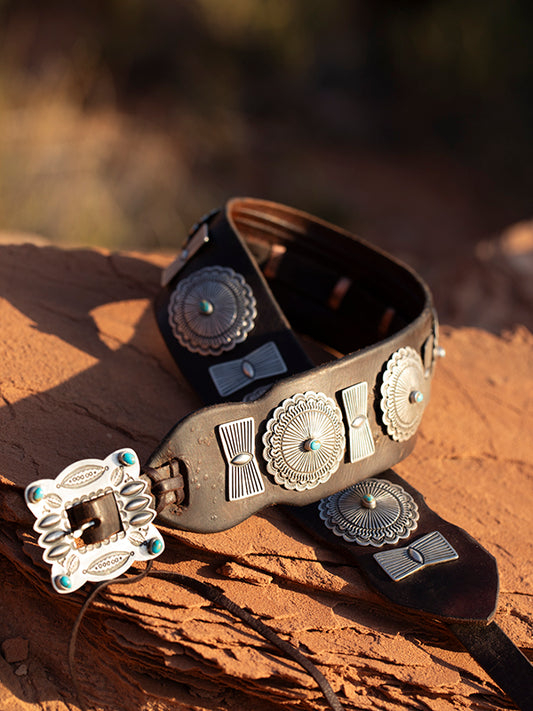 1920's Ceremonial Concho Belt