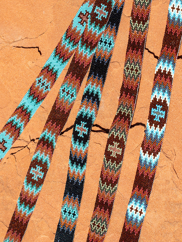 Bead Loom Native American Hat Band Ice Crackles Hat Band Pattern