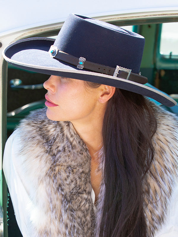 Fur felt gambler on sale hat