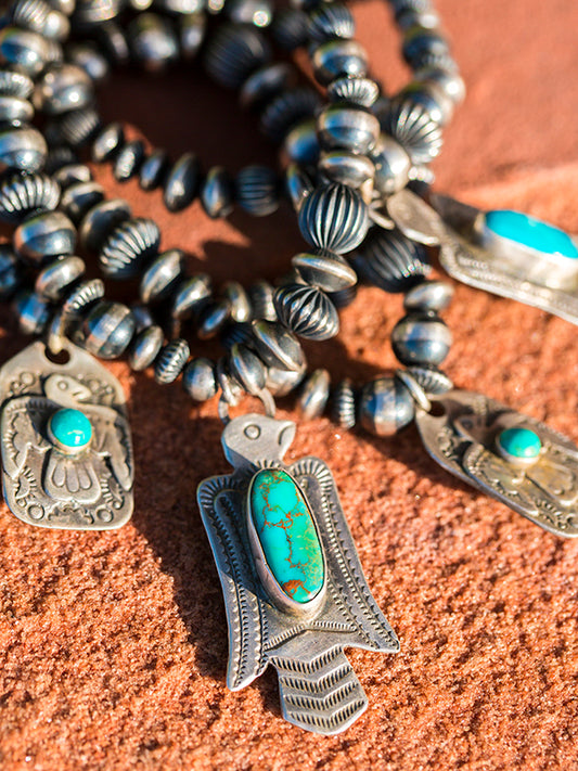 Navajo Pearl Thunderbird Stack