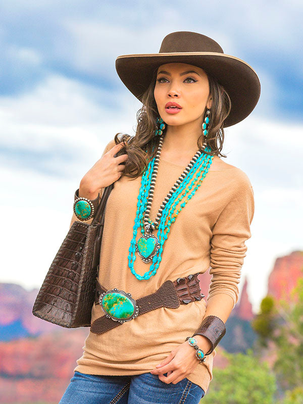 Turquoise Buckle Brit West