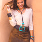 with Geo buckle