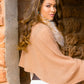 Cashmere and Fox Poncho