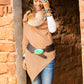 Cashmere and Fox Poncho